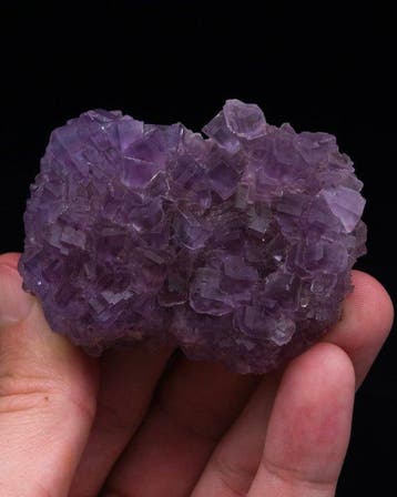 une esthétique exceptionnelle amas de fluorite zonée -