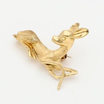 Broche - 18 karaat Geel goud