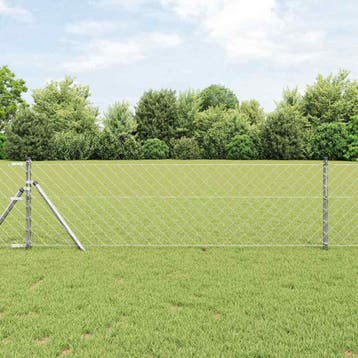 vidaXL gaashek met grondbevestiging 25 x 0,4 m, Verzenden