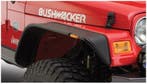 Bushwacker 97-06 Jeep TJ Flat Style Flares 2pc - Black, Ophalen of Verzenden, Nieuw