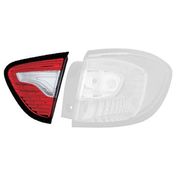 Renault Captur 2013-2017 Achterlicht Rechts Binnen, Verzenden