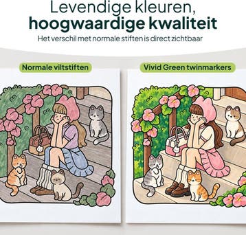 Twinmarkers 262 stuks voor volwassenen - Alcohol markers, Verzenden, Zo goed als nieuw