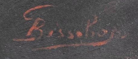 Bisschops (XX) - Portrait dhomme, Antiquités & Art, Art | Peinture | Classique