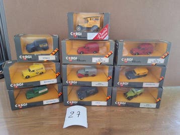 Corgi 1:43 - Voiture miniature (10) - Morris Minor Van; Ford, Nieuw