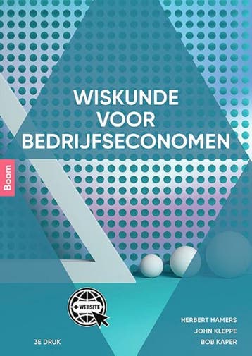 Wiskunde voor bedrijfseconomen 9789024408481 John Kleppe, Verzenden, Zo goed als nieuw, John Kleppe