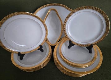 Limoges René Caire - Tafelservies (20) - Porselein