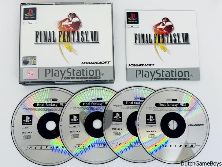 Playstation 1 / PS1 - Final Fantasy VIII - Platinum, Games en Spelcomputers, Games | Sony PlayStation 1, Gebruikt, Verzenden