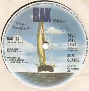 Suzi Quatro - Devil Gate Drive, Verzenden