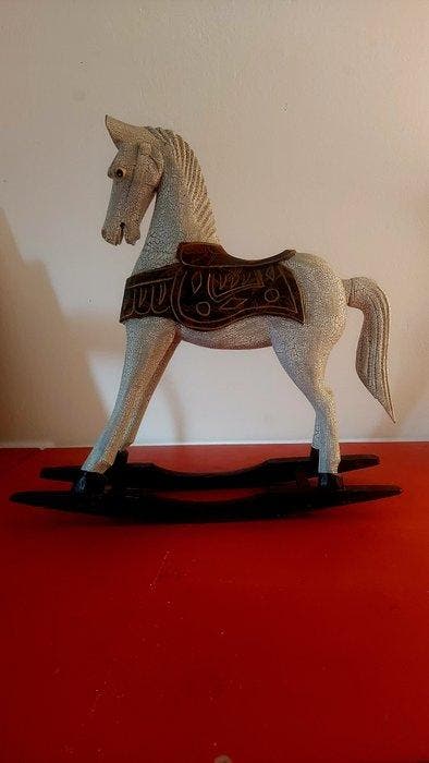 Cheval à bascule - Italie, Antiquités & Art, Curiosités & Brocante