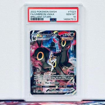 Pokémon Graded card - FA/UMBREON VMAX #TG23 - Pokémon - PSA, Nieuw