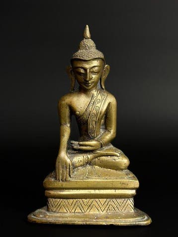 Bouddha - Konbaung - Late 19-20th century - Beeld -, Antiek en Kunst