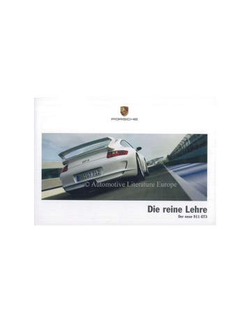 2006 PORSCHE 911 GT3 BROCHURE DUITS, Boeken, Ophalen of Verzenden, Nieuw