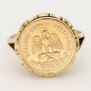 Ring - 18 karaat Geel goud - Munt, Nieuw
