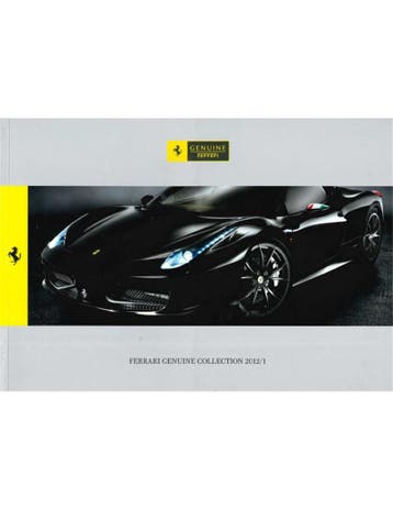 2012 FERRARI PROGRAMMA BROCHURE ITALIAANS | ENGELS, Ophalen of Verzenden, Nieuw