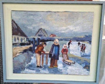 Willem Hooymans (1937-2010) - Ijspret