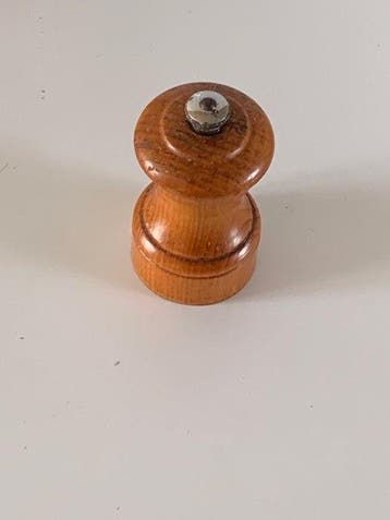 Zout- en pepervaatjes (6) - Plastic, Metaal, Hout