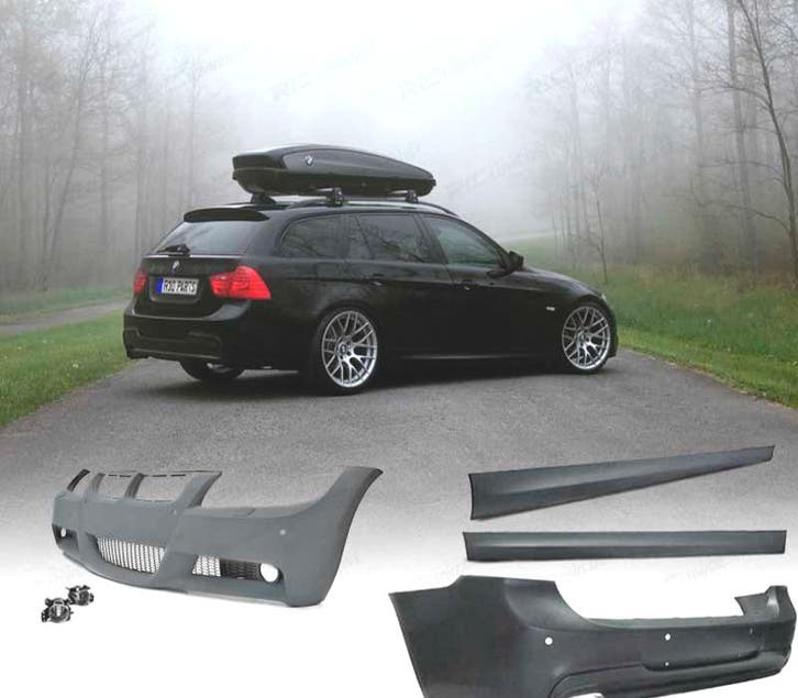 KIT CARROSSERIE BMW E91 TOURING 08-12 LOOK M PDC SRA, Auto-onderdelen, Carrosserie, Verzenden