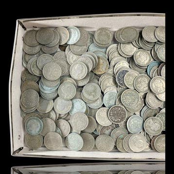 Portugal. Lote 200 moedas de 50 Centavos em Alpaca, várias