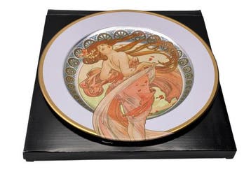 Veiling - MTDay | Schitterend Art Nouveau Wandbord Alphonse, Collections
