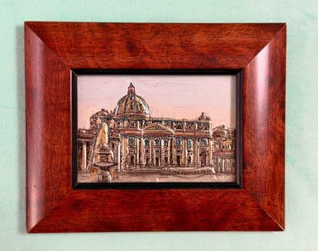 Wanddecoratie (2) - Ti.emmie - Italië - Zilveren reliëfs