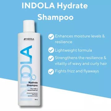 Indola Hydrate Shampoo, Verzenden, Gel, Wax, Haarlak of Mousse
