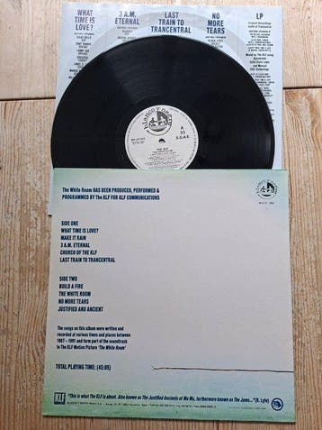 The KLF - The White Room (Rare 1991 Spanish FIRST pressing)