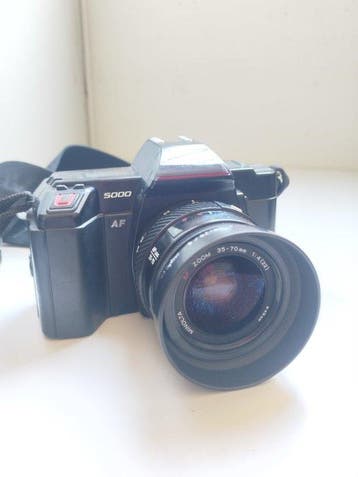 Minolta 5000 + AF 35-70mm Analoge camera, Audio, Tv en Foto, Fotocamera's Analoog, Nieuw