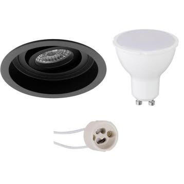 LED Spot Set 6W - Dimbare Ronde Inbouwspot, Kantelbaar, Mat, Verzenden, Nieuw