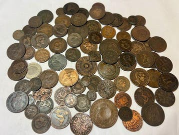 Spanje, Portugal, Argentinië, Chili. Collection of coins, Postzegels en Munten, Munten | Europa | Niet-Euromunten