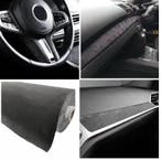 Alcantara-Look Interieur wrap | Antrasiet | Breedte 152CM |, Auto diversen, Tuning en Styling, Verzenden