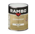 Rambo Grondverf Mat Wit Wit 1.5L, Doe-het-zelf en Bouw, Verzenden, Nieuw, Wit