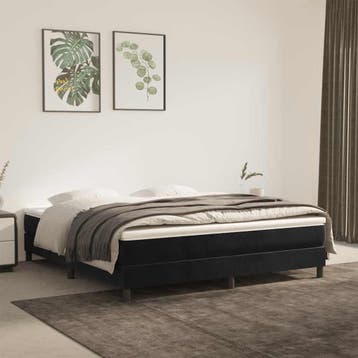 vidaXL Pocketveringmatras 160 x 210 x 20 cm Zwart, Huis en Inrichting, Verzenden, Nieuw