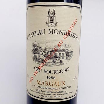 1986 Château Monbrison - Margaux Cru Bourgeois - 6, Nieuw