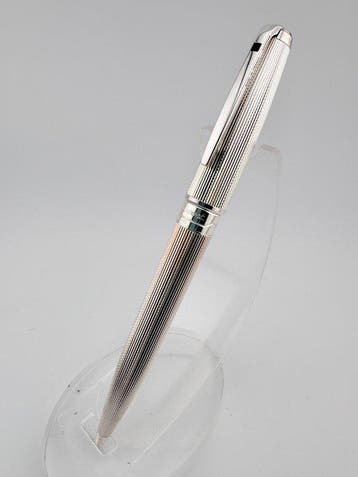S.T. Dupont - Olympio Silver Plated + calfskin diary - Full, Nieuw