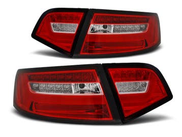 Carnamics Achterlichten | Audi A6 08-11 4-d | LED Bar rood /, Verzenden, Nieuw