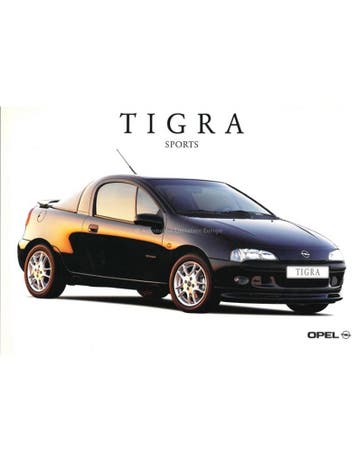 1998 OPEL TIGRA SPORTS LEAFLET DUITS, Nieuw