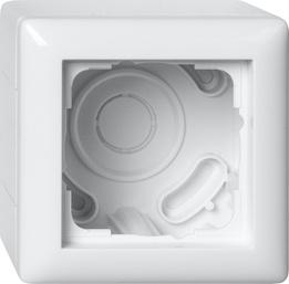 Gira opbouwbak Standaard 55 zuiver wit 1V, Verzenden