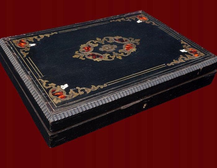 Boîte à cuillères (16) - France - Exceptionnel service à thé, Antiek en Kunst, Antiek | Zilver en Goud