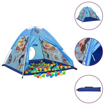 vidaXL Kinderspeeltent 120x120x90 cm blauw, Verzenden