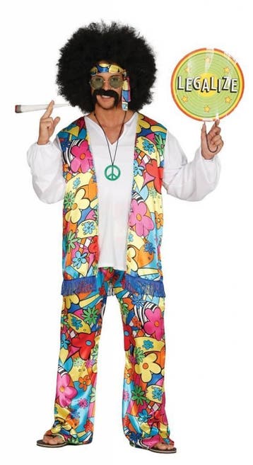 Hippie Kostuum Peace, Verzenden, Nieuw