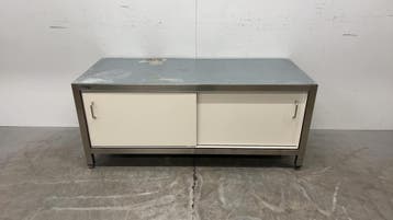 RVS/Trespa Werkkast met schuifdeuren 140 x 57.5 x 60 cm, Ophalen of Verzenden, Nieuw in verpakking