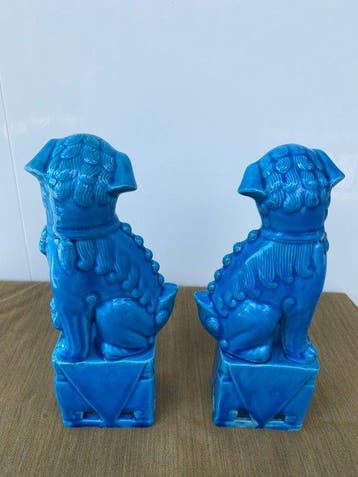 sculptuur, No - 205 mm - honden foo of leeuw - 2000