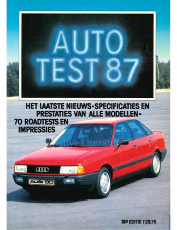 1987 AUTOTEST JAARBOEK NEDERLANDS, Boeken, Ophalen of Verzenden, Nieuw