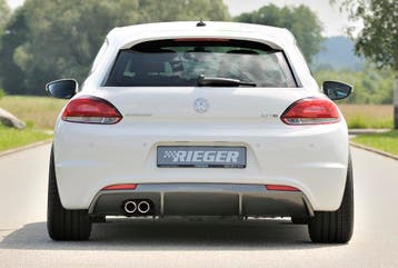 Rieger diffuser voor R-Line achterbumper | Scirocco 3 (13):, Verzenden