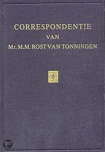 Correspondentie van Mr. M.M. Rost van Tonningen, Boeken, Verzenden, Gelezen, Rost Tonningen