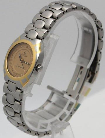 Omega - Seamaster Polaris 18K Gold & Steel Quartz - Sans, Bijoux, Sacs & Beauté