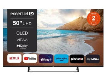 Veiling - Essentiel-B QLED TV 4K 50QLED307 - 50 inch, Nieuw