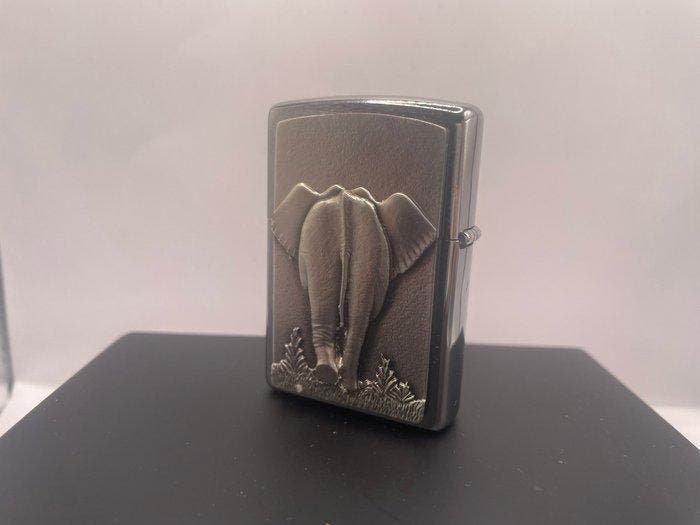 Zippo - RARE : COFFRET MIROIR AVEC ELEPHANT - RECTO VERSO EN, Collections, Articles de fumeurs, Briquets & Boîtes d'allumettes