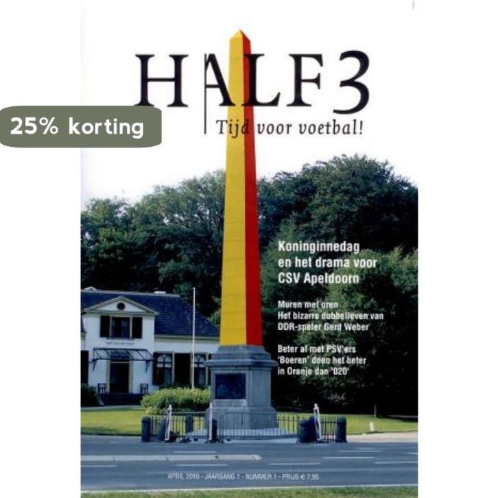 Half 3 Jaargang 1, nr. 1 9789079067022, Boeken, Hobby en Vrije tijd, Gelezen, Verzenden