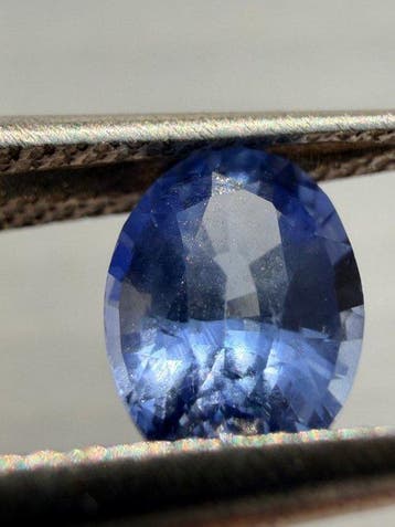 Blauw Saffier - 1.19 ct - Antwerp Laboratory for Gemstone, Nieuw